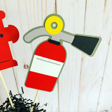 Load image into Gallery viewer, firetruck birthday party decorations