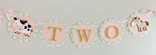 Load image into Gallery viewer, pink barnyard birthday decorations