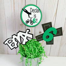 Load image into Gallery viewer, BMX birthday decorations