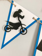 Load image into Gallery viewer, dirt bike birthday banner