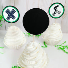 Load image into Gallery viewer, BMX cupcake toppers