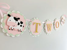 Load image into Gallery viewer, pink barnyard birthday decorations