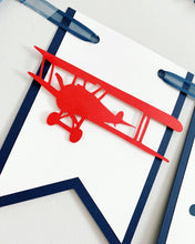 Load image into Gallery viewer, time flies happy birthday banner