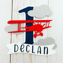 Load image into Gallery viewer, time flies cake topper