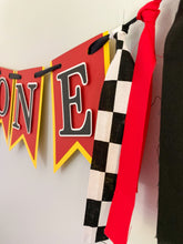 Load image into Gallery viewer, Ferrari formula one racing name, age or phrase banner