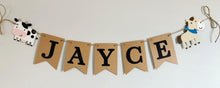 Load image into Gallery viewer, farm animal name banner