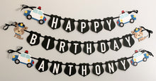 Load image into Gallery viewer, police birthday party banner