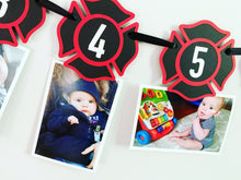 Load image into Gallery viewer, firetruck photo banner