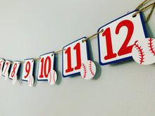 Load image into Gallery viewer, rookie of the year first birthday photo banner