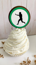Load image into Gallery viewer, football cupcake toppers