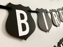 Load image into Gallery viewer, police birthday party banner