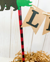 Load image into Gallery viewer, lumberjack cake topper