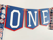 Load image into Gallery viewer, baseball high chair banner