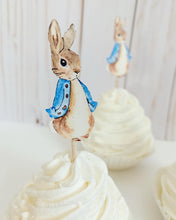 Load image into Gallery viewer, Peter Rabbit Cupcake Toppers