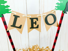 Load image into Gallery viewer, lumberjack cake topper