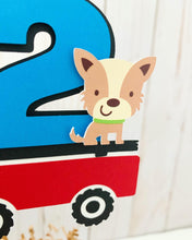 Load image into Gallery viewer, tractor cake topper