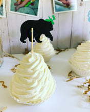 Load image into Gallery viewer, Deer Bear Moose Cupcake Toppers