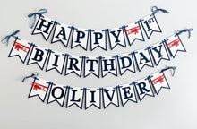 Load image into Gallery viewer, time flies happy birthday banner
