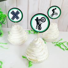 Load image into Gallery viewer, BMX cupcake toppers