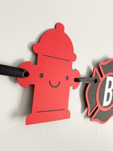 Load image into Gallery viewer, firetruck its a boy banner
