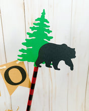 Load image into Gallery viewer, lumberjack cake topper