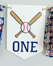 Load image into Gallery viewer, baseball high chair banner