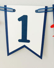 Load image into Gallery viewer, time flies first birthday high chair banner