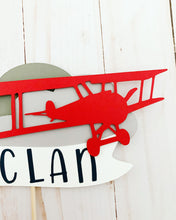 Load image into Gallery viewer, time flies cake topper