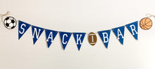 Load image into Gallery viewer, sports snack bar banner