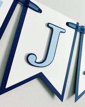 Load image into Gallery viewer, blue tractor name banner