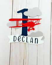 Load image into Gallery viewer, time flies cake topper