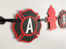 Load image into Gallery viewer, firetruck its a boy banner