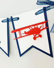 Load image into Gallery viewer, time flies first birthday high chair banner