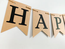 Load image into Gallery viewer, lumberjack first birthday banner