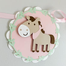 Load image into Gallery viewer, pink barnyard birthday decorations