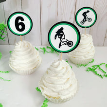 Load image into Gallery viewer, BMX cupcake toppers