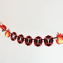 Load image into Gallery viewer, firetruck banner