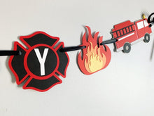 Load image into Gallery viewer, firetruck banner