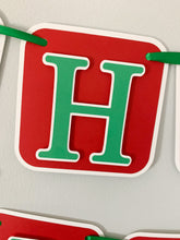 Load image into Gallery viewer, Christmas tree first birthday banner