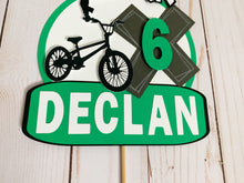 Load image into Gallery viewer, BMX birthday decorations