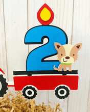 Load image into Gallery viewer, tractor cake topper