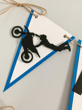 Load image into Gallery viewer, dirt bike birthday banner