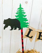 Load image into Gallery viewer, lumberjack cake topper