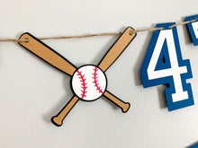 Load image into Gallery viewer, baseball birthday banner