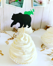 Load image into Gallery viewer, Deer Bear Moose Cupcake Toppers