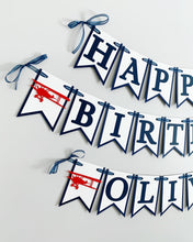 Load image into Gallery viewer, time flies happy birthday banner