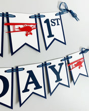 Load image into Gallery viewer, time flies happy birthday banner