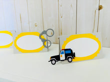 Load image into Gallery viewer, police themed party food tent cards
