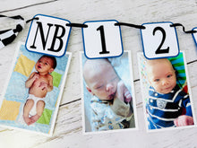 Load image into Gallery viewer, fast one themed first birthday photo banner

