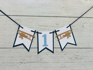 Time Flies High Chair Banner